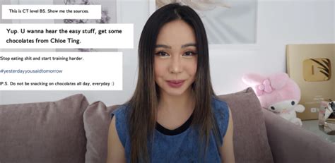 is chloe ting fake|YouTuber Chloe Ting defends her workout videos and hits back .